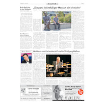 Ein ganz leichtfüßiger Mensch bin ich nicht