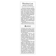 Fleisches-Lust - Metzger und Kabarett