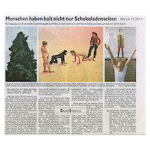 Der Stoff gewinnt erst seinen Wert durch künstlerische Gestaltung